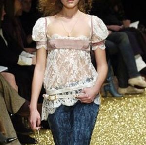 ISO D&G Dolce Gabbana lace Blouse
